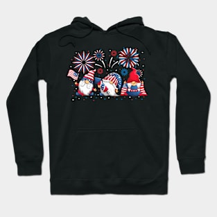 4th Of July American Gnomes Hoodie